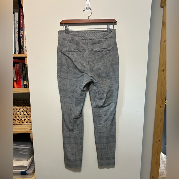 RW&CO. Women's Blue detail Ankle Length Plaid Leggings, Size: S - Picture 2 of 4